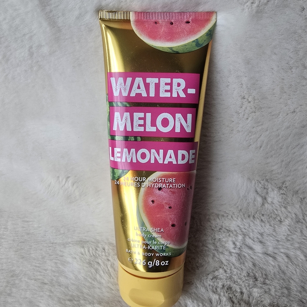 Watermelon Lemonade Ultra Shea Body Cream by Bath & Body Works.